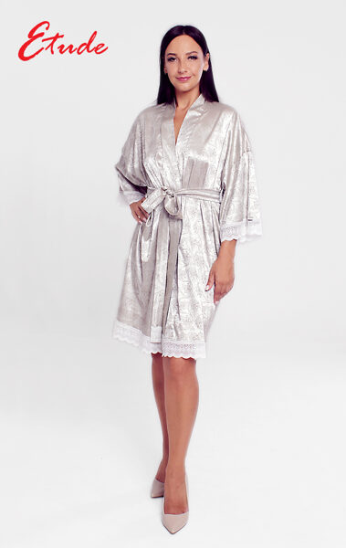 Women's Satin Robe “Amelija”